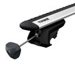 Bare transversale Thule Evo Raised Rail Wingbar Evo Black pentru HYUNDAI ix55 5 usi SUV, model 2008-, Sistem cu prindere pe bare longitudinale